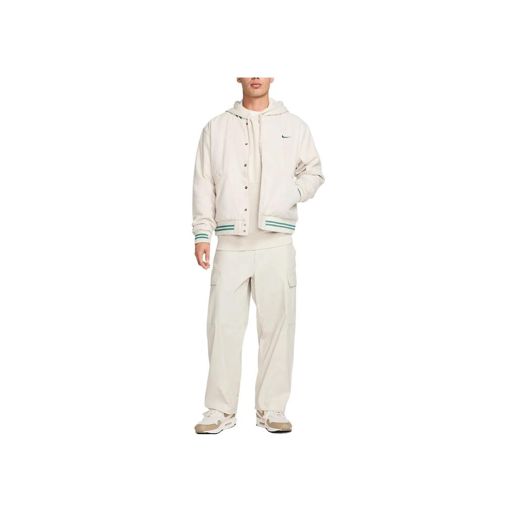 Nike Swoosh Comfortable Single-Breasted Loose Long Sleeve Jacket Men Jackets Light-Full-Wood-Brown HQ3277-104