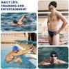 Swimming cap, high elasticity, comfortable and breathable adult universal solid color swimming cap