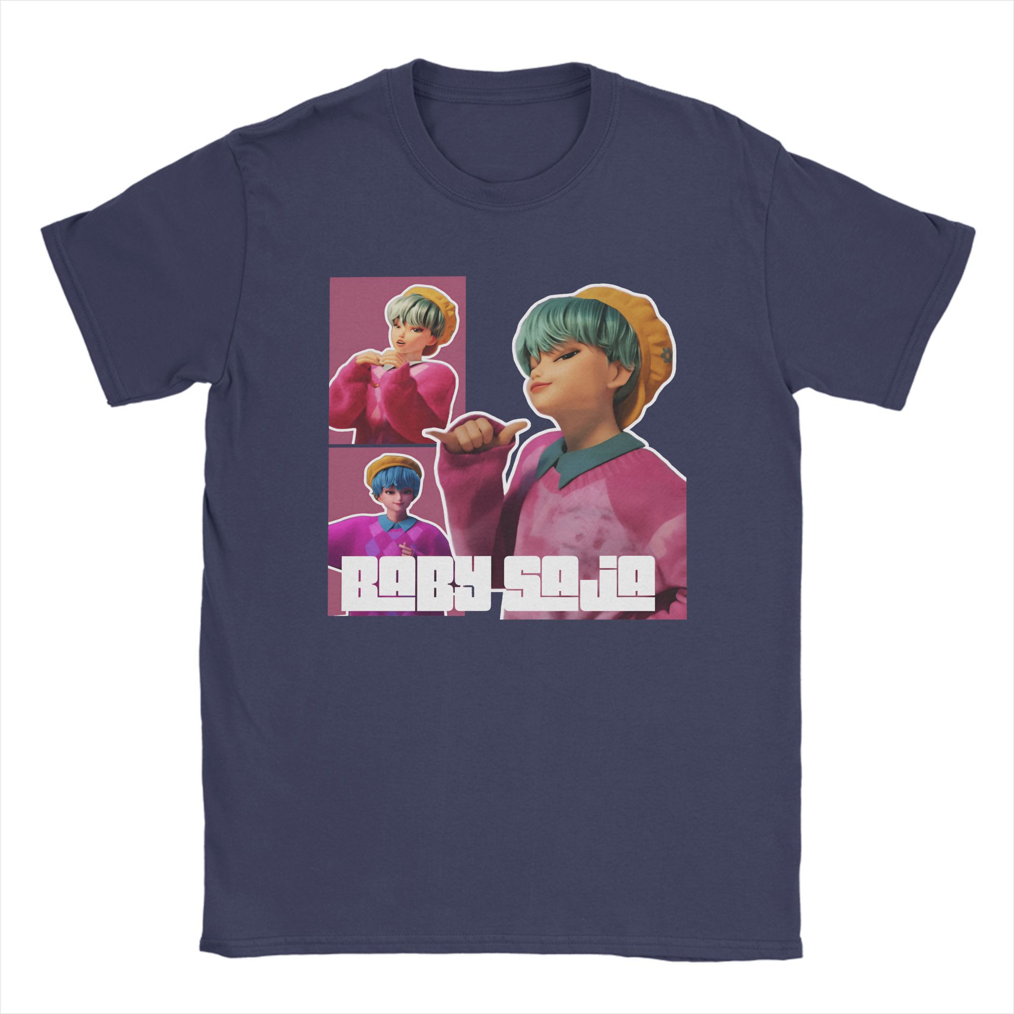 

Kpop Demon Hunters Baby Saja Boys T Shirt Beach Cotton T Shirts For Men Novelty Print Tee Shirt Short Sleeve Awesome Clothes 4XL