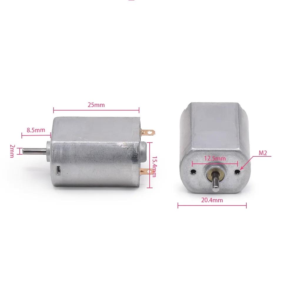 1pc Micro FF-130SH 130 Metal Brush Motor DC3V 3.7V 5V 6V 16000RPM High Speed Silent for Household Appliances