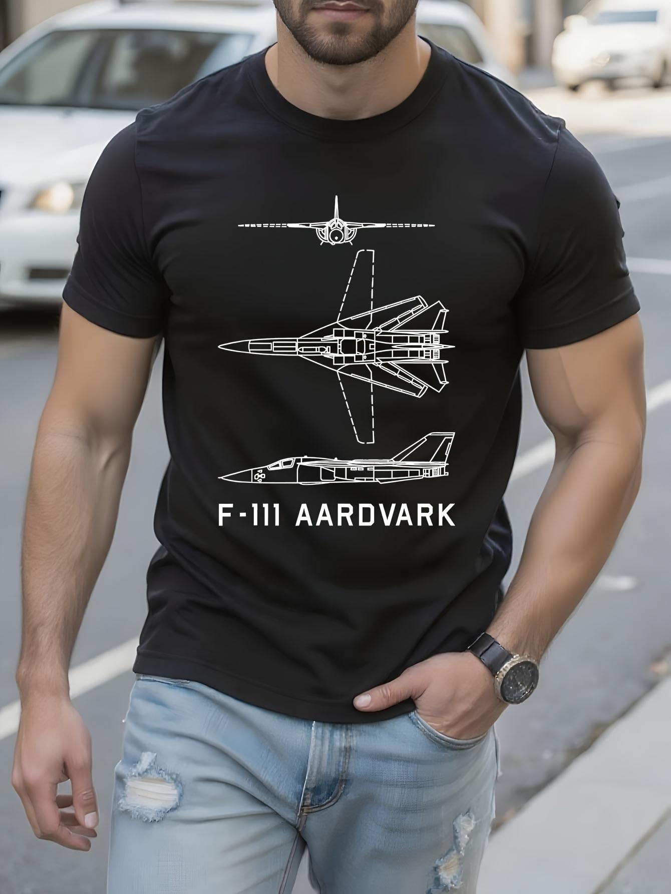 F-111 Aardvark Military Aircraft Graphic Tshirt Graphic T... XL