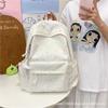 Schoolbag Korean Version Ins Cartoon Star Backpack Bag Female Simple Solid Color Large Capacity Student Schoolbag Casual Versatile Backpack