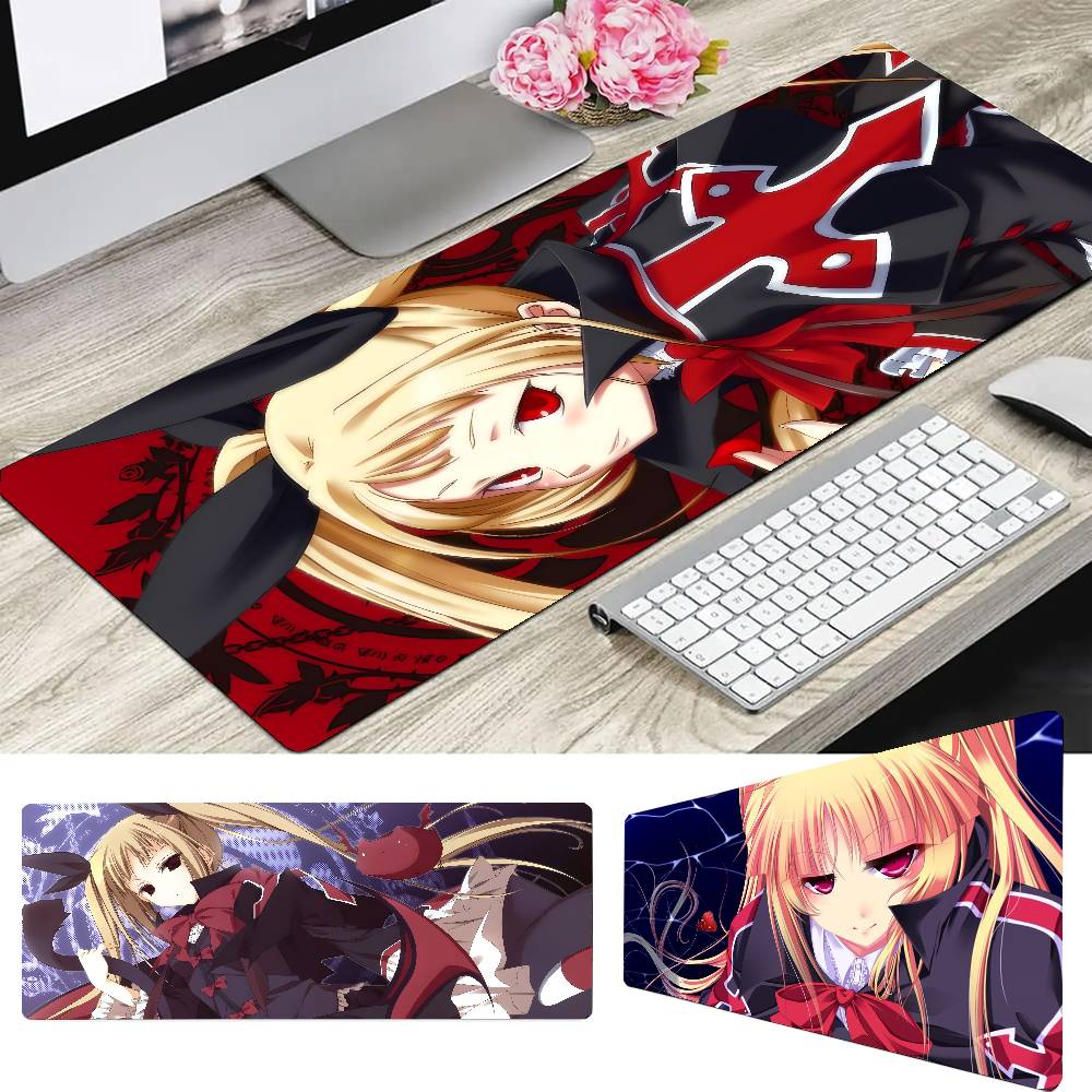 Rachel Alucard Fighting Game BlazBlue Cross Tag Battle Mousepad Mouse Mat Desk Mat With Pad Gaming Accessories Prime Gaming XX