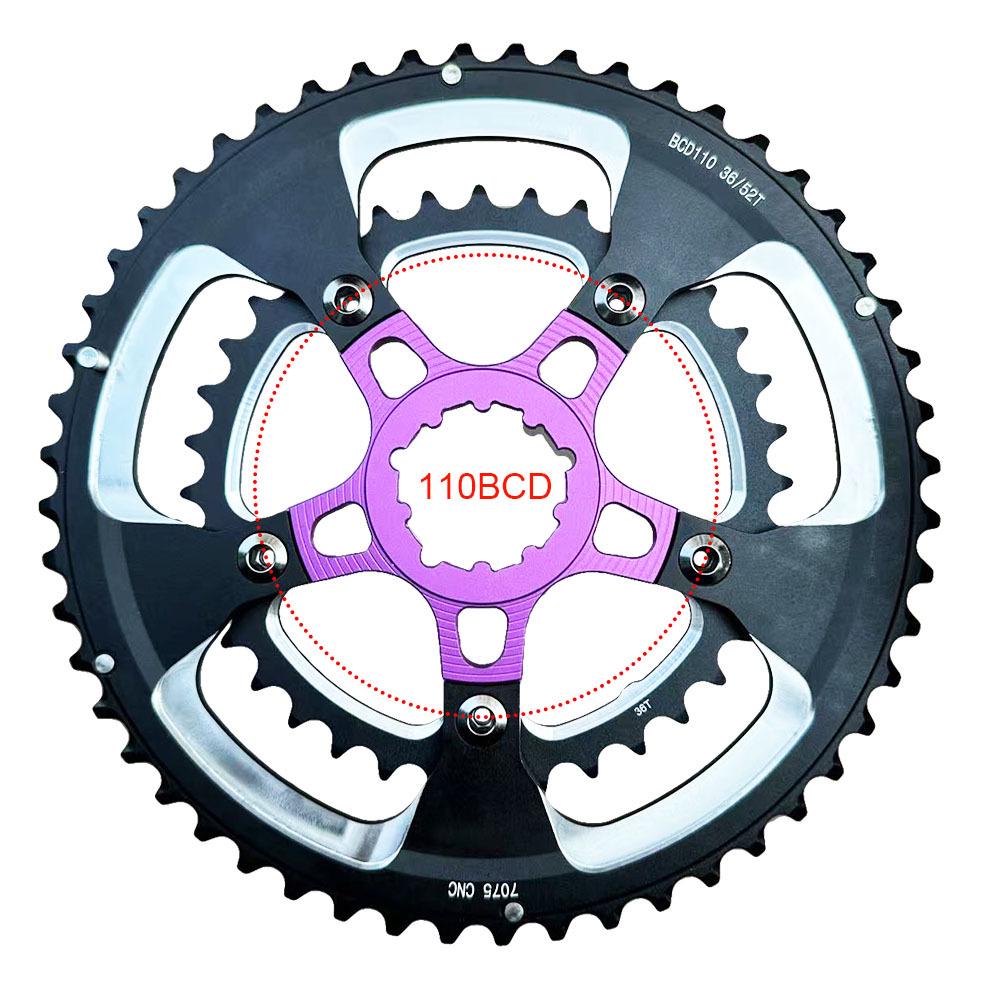 Kit pro konverzi klikové sady z hliníkové slitiny GXP na 104/110/130BCD pro silniční a horská kola