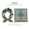 [111 Mulberry Silk] Spring and Autumn Versatile Colorful Scarf Small Scarf Silk Scarf 11cm Small Square Scarf Women