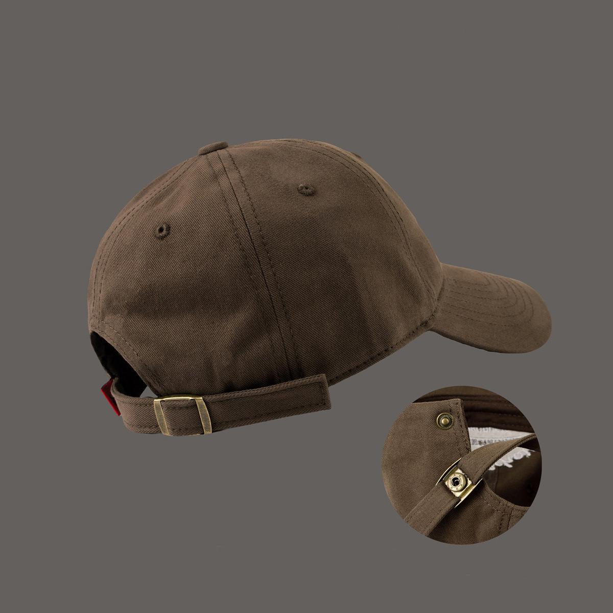 

New hat wide brim sunshade cap women s summer sunscreen soft top embroidered baseball cap shows small face Adjustable хакі