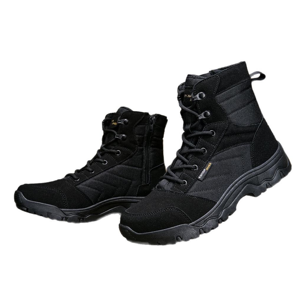 Large Size Combat Boots Men's High Top Hiking Boots Special Department Desert Boots Men's Outdoor Field Boots Men's