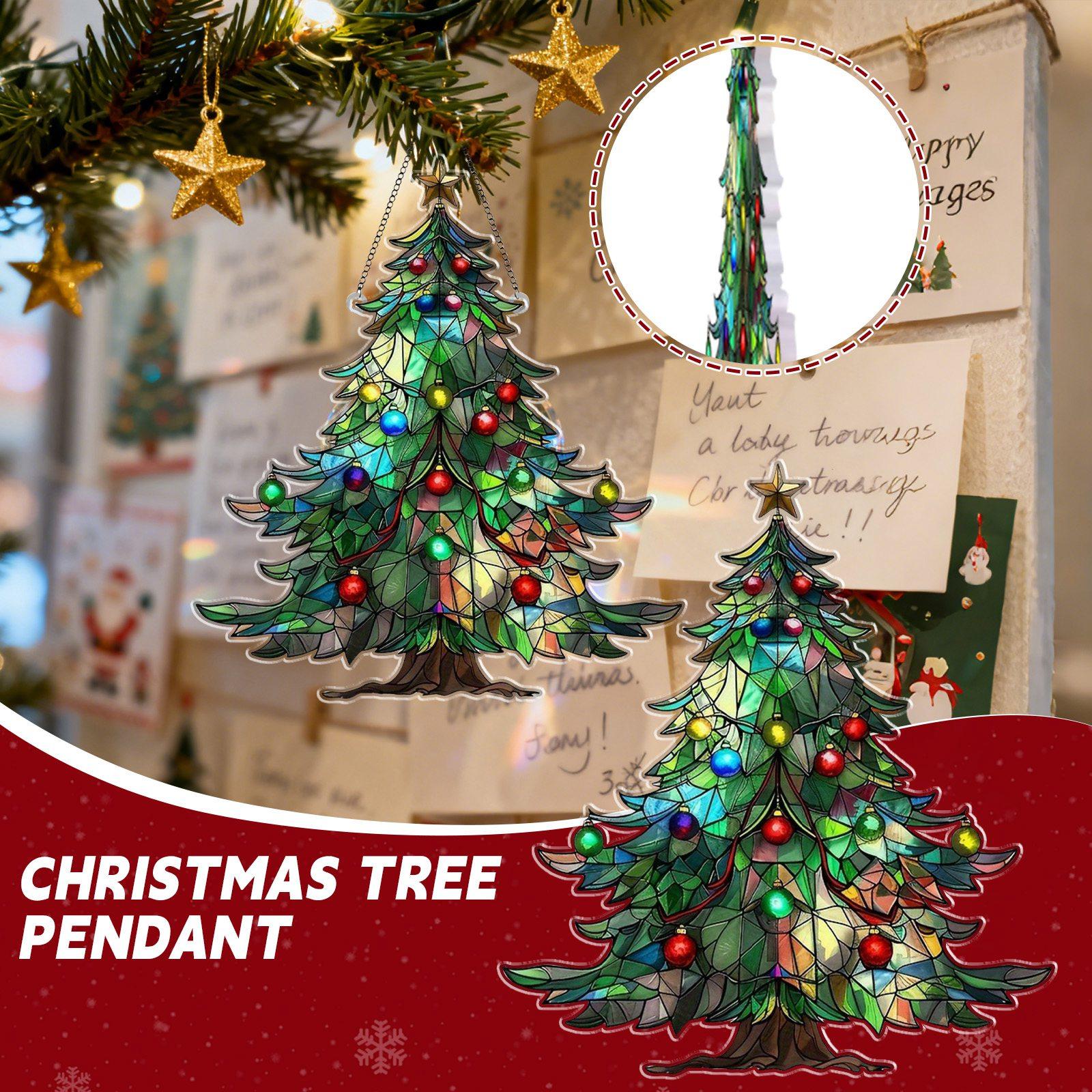 

Рождественские подвески, Декоративные подвески для ловли солнечного света на окне, Подарочные декоративные подвески, Подвески для двери, окна, камина One Size белый