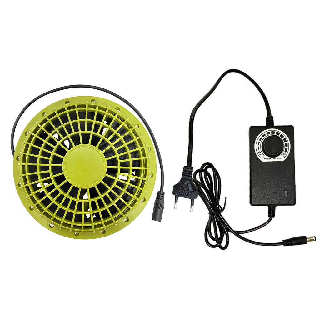 Axial Exhaust Fan Set 6500RPM DC12V Dual Ball Bearings Spray Paint Booth Fan For 3D Printing And Spray Booths
