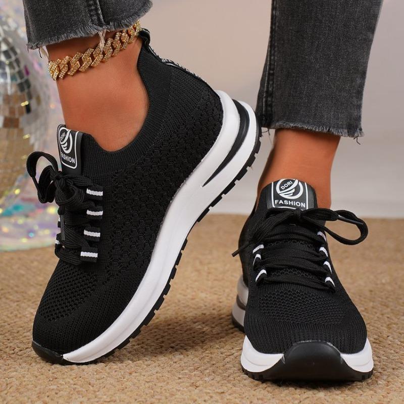 

New shoes women s large size trendy soft-soled casual shoes breathable sports shoes 43 чёрный