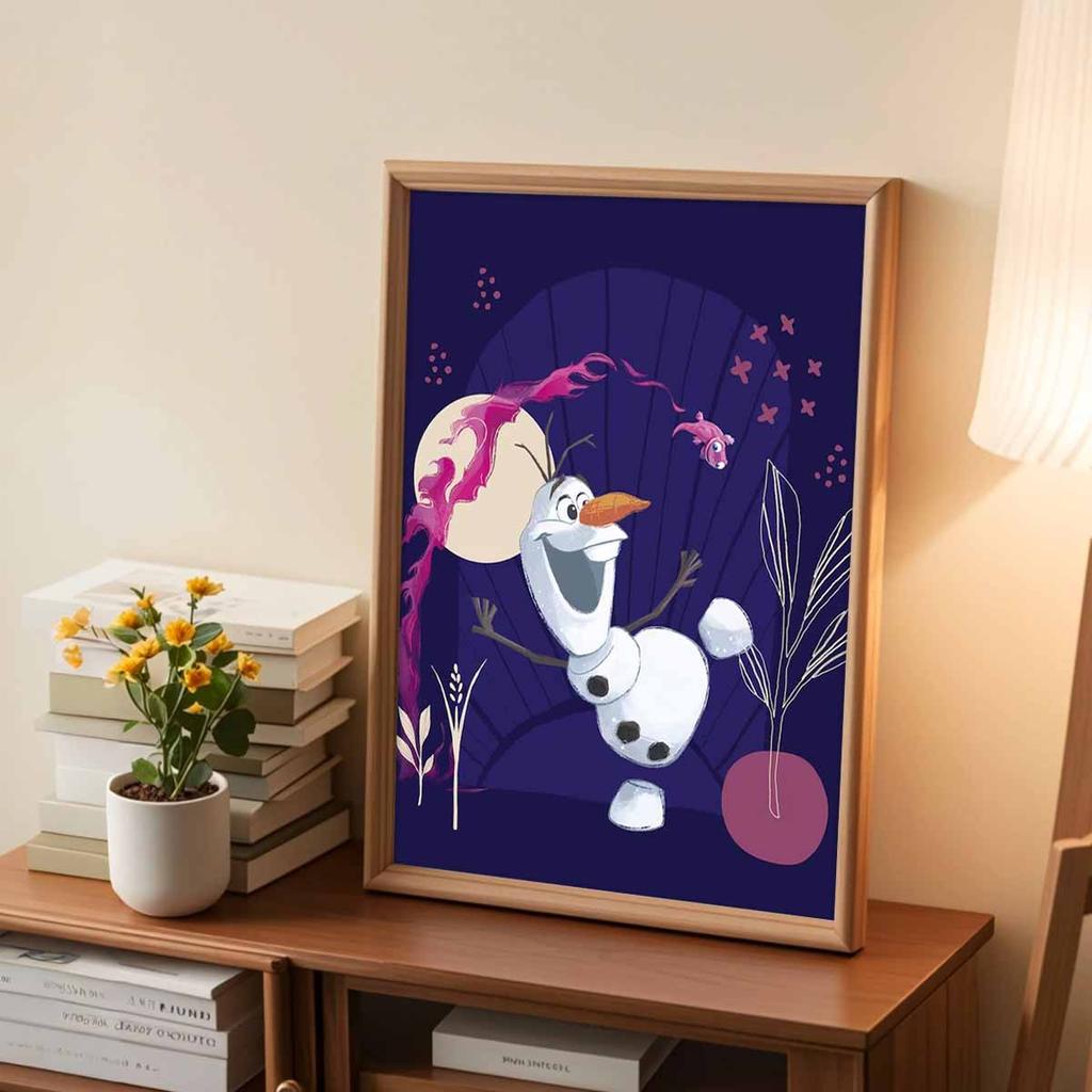 DIY Diamond Painting Cute Olaf Cross Stitch Kit Mosaic Art Diamond Painting Full Circle Diamond Home Decoration