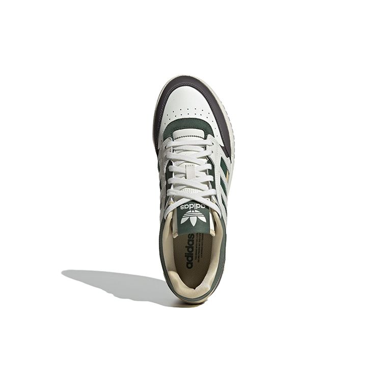 Adidas Originals Drop Step Synthetic Leather Non-Slip Low-Top Skate Shoes Unisex Sneakers White Green IG6065