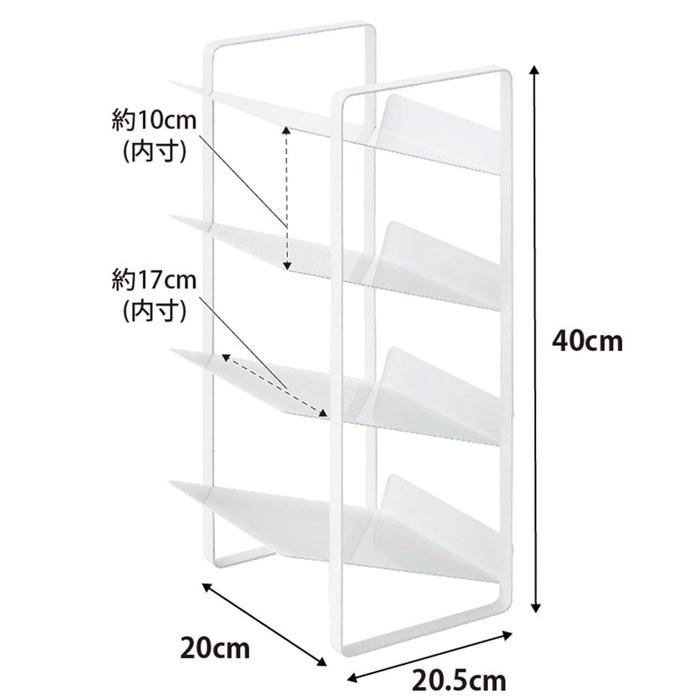 [Yamazaki] Sink Bottom Bottle Organizer 4-Tier White, Tower, approximately 20x20.5x40cm Kitchen Storage, Stocking, 4304, approximately
