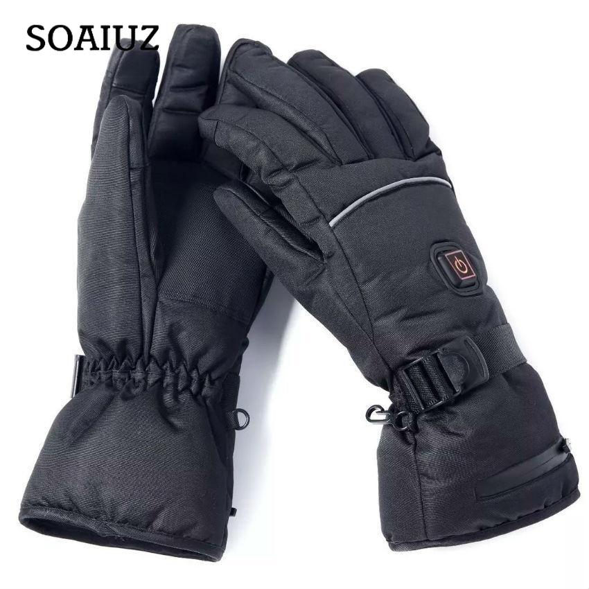 

Перчатки с подогревом, электрические перезаряжаемые аккумуляторные батареи, зимние ручные теплые перчатки с подогревом для мужчин, женщин, лыж, мотоциклов, снежные варежки, перчатки при артрите