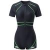 One-piece Boxer Swimsuit Women's Swimming Pool Racing Sports Surfing Suit Conservative Hot Large Size