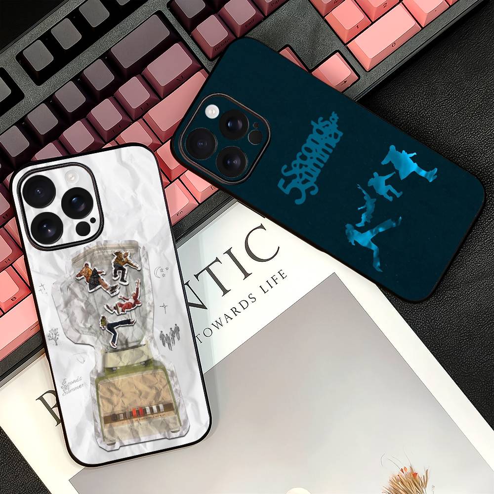 Seconds-of-Summers-5SOS Phone Case For IPhone 16 15 14 13 12 11 PRO MAX PLUS Mini TPU Soft To Skin-friendly Cover