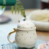 Edenus Lucky Cat Ceramic Tea Mug with Filter