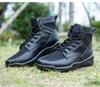 Lato 2025 Unisex Siateczkowe Oddychające Buty Taktyczne: Buty outdoorowe typu high-top do ochrony i treningu