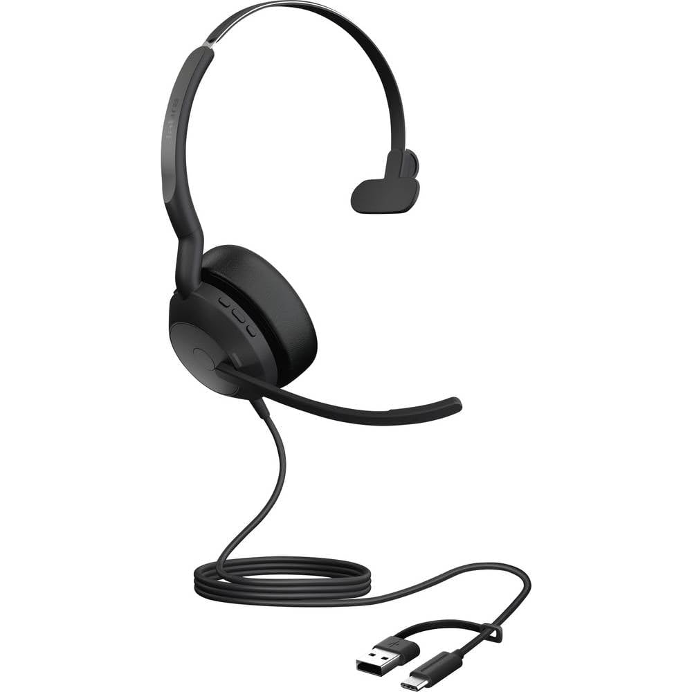 Jabra Evolve2 50 - USB-A/USB-C - schnurgebundenes Mono Headset Zertifiziert für UC-Plattformen - Bild 7