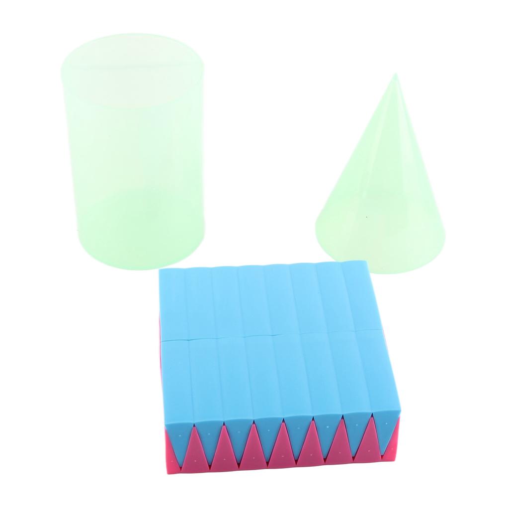 Geometric Shapes Volume Demonstrator Cylindrical Cone Shape Model Teaching Tools