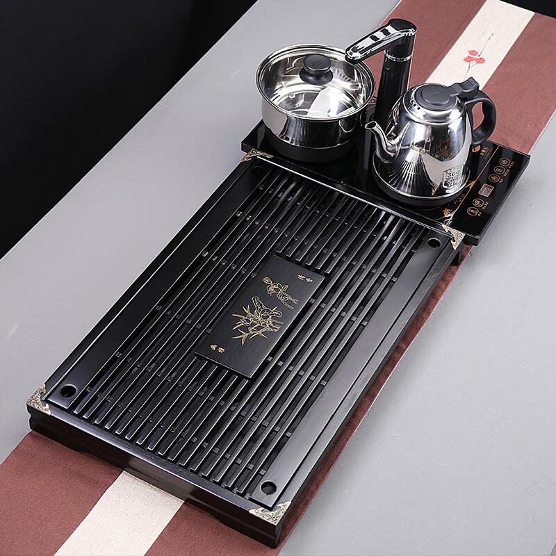 Fully Automatic Electric Gongfu Tea Set with Solid Wood Tray