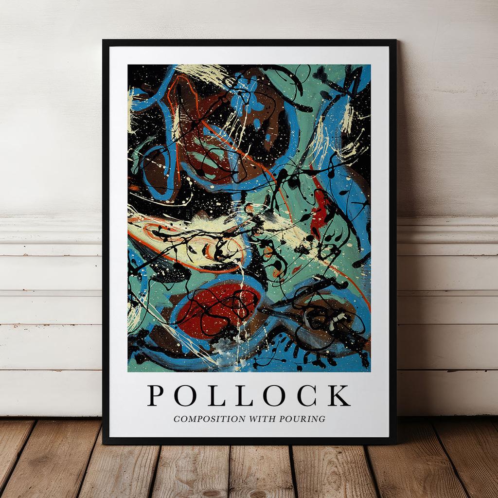 Poster Abstractions Paintings Pollock