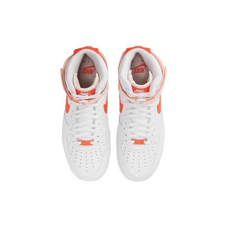 Nike  Air Force 1 High White Orange Pearl Women Sneakers 334031-118
