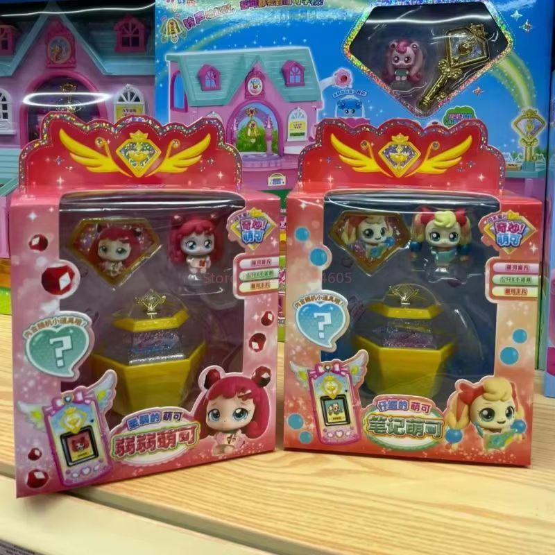hot Catch Teenieping Shining Stone Set Series Model Figurine Cartoon Anime Girl Play House Toy Cute Room Decoration Birthday toy