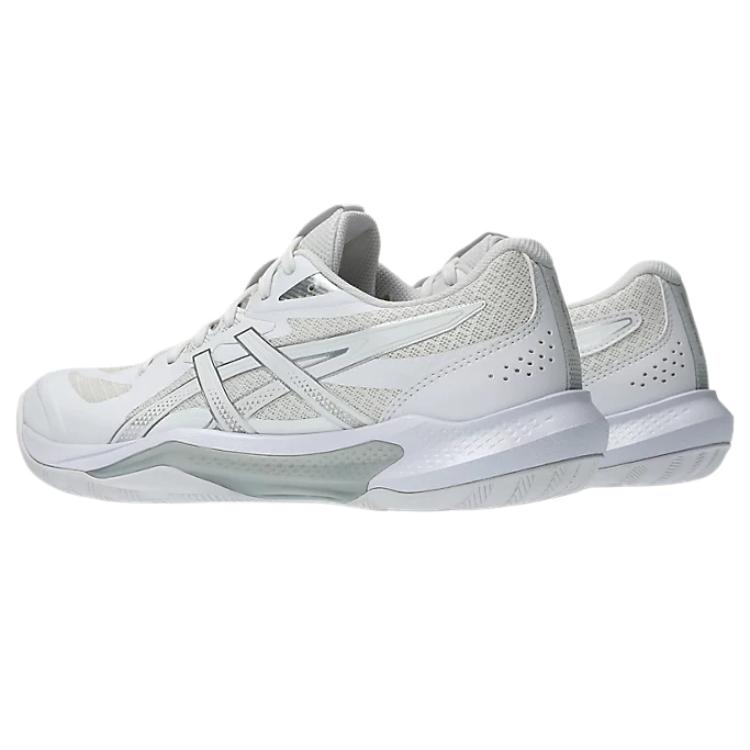 Asics Gel Tactic 13 White Pure Silver Women Sneakers 1072A118-100