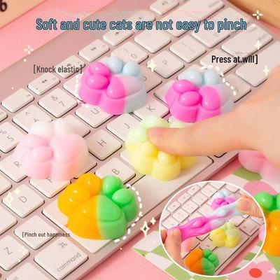 Colorful Cat Stress Relief Toys: Unique Scratching & Squeezing Fun for Kittens