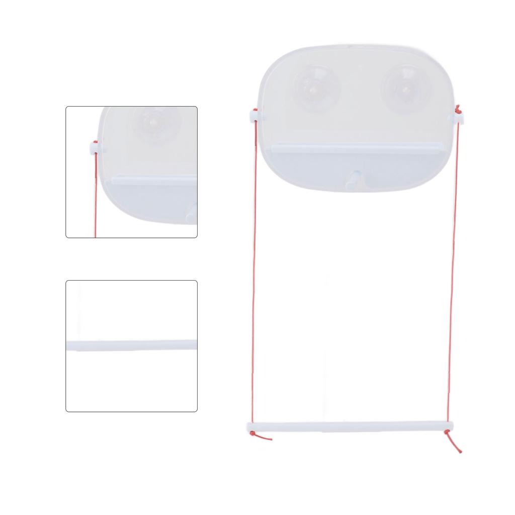 Clear Window Bird Feeder Transparent Window Bird Feeder with Suction Cups for Outside