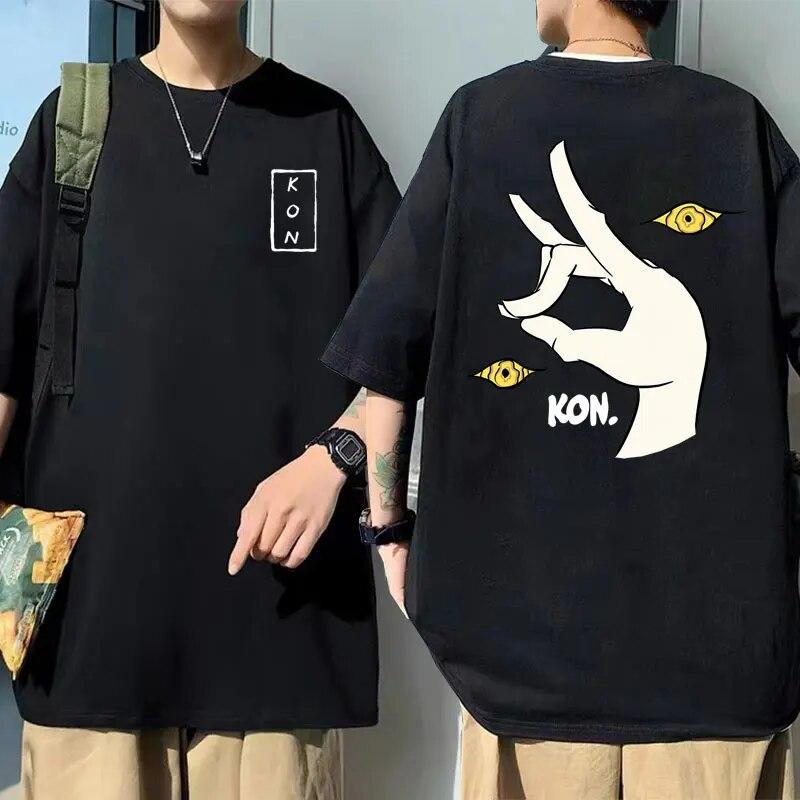 Tricou cu imprimeu Anime japonez Chainsaw unisex Hayakawa Aki Fox Devil Kon Tricou unisex din bumbac moale Tricou unisex femei Unisexga Streetwear