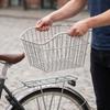 Heavy Duty Rear Bike Cargo Basket Replacement Metal Back Seat Cargo Carriers Rear Luggage Bike Rack Easy To Install