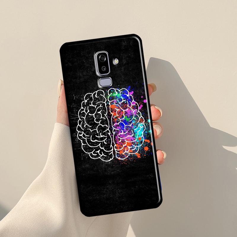 Brain Art Cover For Samsung Galaxy J4 J6 Plus 2018 A6 A7 A8 A9 J8 J1 2016 A3 A5 J3 J7 J5 2017 Case