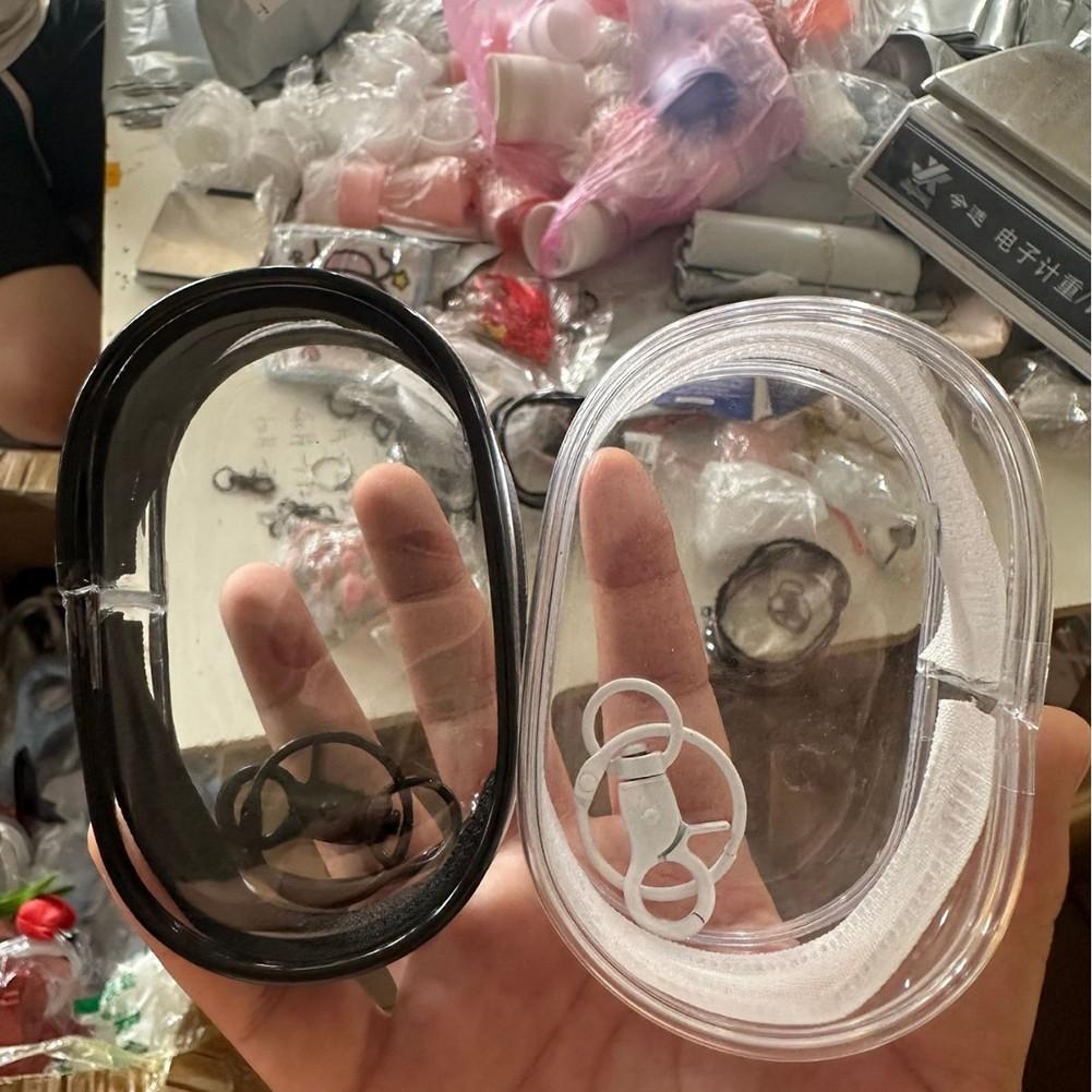 Lightweight Transparent Bag Charm with Built In Charger for Convenience