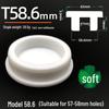 Silicone Rubber Drain Stopper for Washbasin, Mop Pool, and Children's Bathtub - Odor-Proof, Waterproof Stainless Steel Floor Plug.