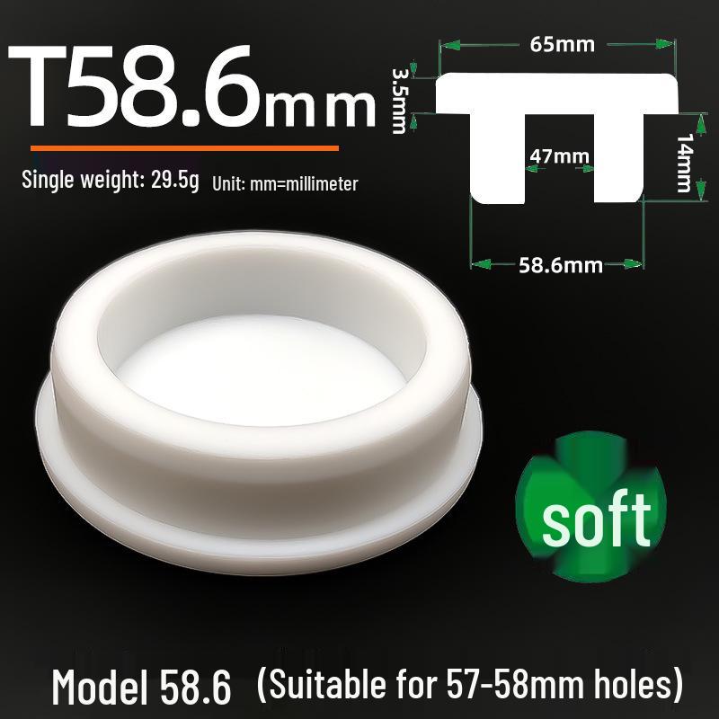 Silicone Rubber Drain Stopper for Washbasin, Mop Pool, and Children's Bathtub - Odor-Proof, Waterproof Stainless Steel Floor Plug.