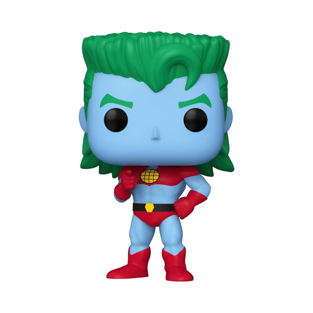 Funko Captain Planet Captain Planet and Planetia Collector Vinyl Figure Gift Idea Official Product Kids Adults TV Fans Model Figure POP! Animation -