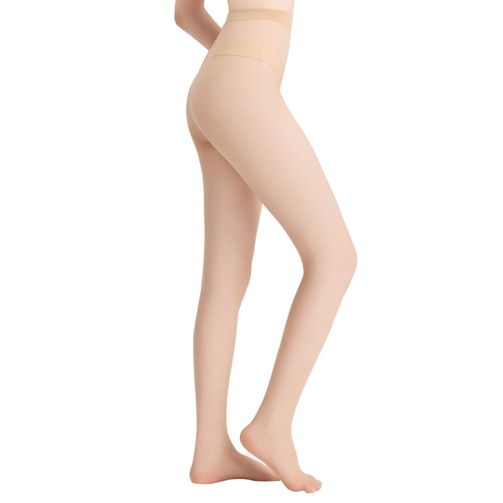 Women's anti-snagging silk stockings for spring and summer, thin and large-sized beauty socks, super thin, wear-resistant and concealer pineapple...