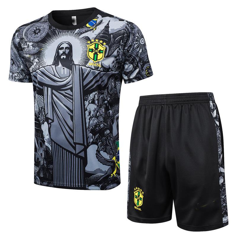 Football Training Jersey 2425 Riyadh Chelsea Barcelona Paris Real Madrid Arsenal Jersey Short-Sleeved Set