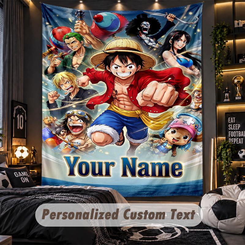 Personalized Wall Tapestry,One Piece Custom Printed Name, Fabric Wall Art For Indoor Room Backdrop