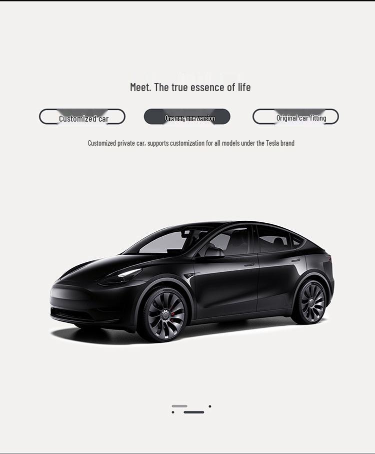 Universal Leather Seat Cushion for Tesla Model Y - All-Season, 5-Seater Fit