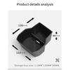 for Dacia Sandero 20-25 Armrest Storage Box Plastic Stowing Tidying Silicone Mat Car Interior Storage Accessories Car Organizer