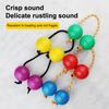 2Pcs Rhythmic Balls Portable Rhythmic Fingertip Shaker Single Hand Percussion Instruments For Kid Adults Beginners