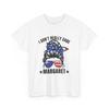I Don't Really Care MargareT Shirt Mens Womens Tees Top Messy Bun Woman USA Flag Sunglasses T-Shirt Mens Womens Tees Top
