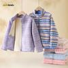 Kids' Fleece Jacket: Autumn/Winter Velvet School Uniform Windbreaker