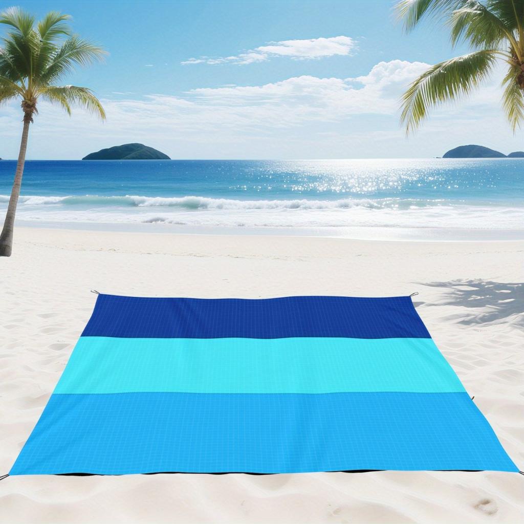 Outdoor Beach Blanket 4-7 Person Extra Large Lightweight Sandproof Beach Mat Large Picnic Mat Suitable for Beach Travel Camping Hiking