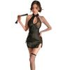 Original erotic underwear sexy temptation cheongsam hot female passion lace-up side split fork uniform set