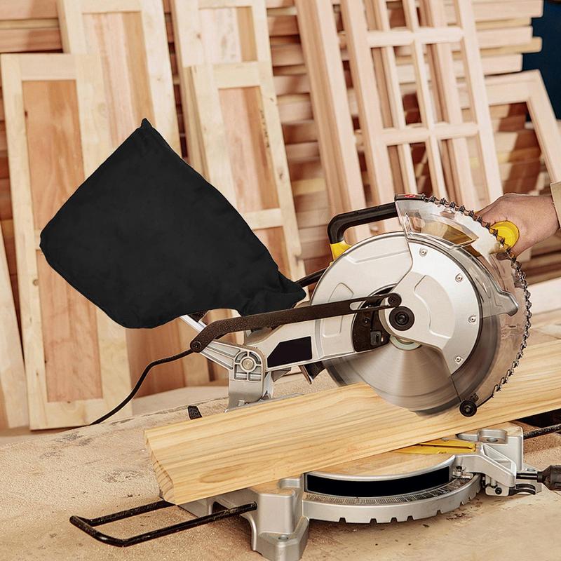 1/4pcs Anti-dust Cover Bag Belt Sander Black Dust Collector Bags For 255 Miter Saw Belt Sander Power Tool Accessories