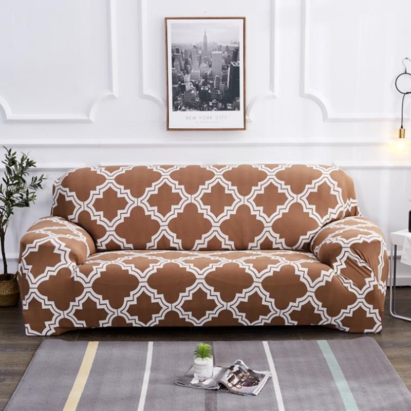 Four Seasons Elastic Tight All-Inclusive Full Cover Fabric Sofa Cover All-Inclusive Sofa Cushion Sofa Cover Towel